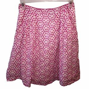 Ambition Petite 8P Pink Honeycomb A Line Skirt